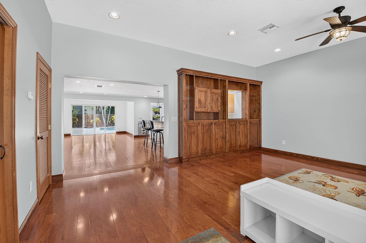 Open living and dining area, 1170 SW 21st Street, Boca Raton FL